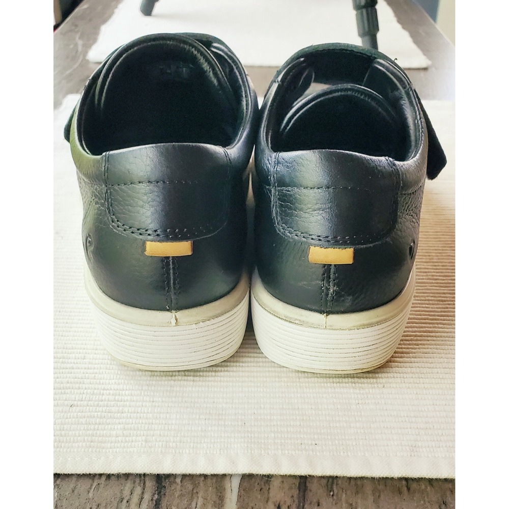 ECCO Soft 8 Womens Black Pebbled Leather Sneakers Shoes 39 US 8-8.5 - Picture 6 of 8